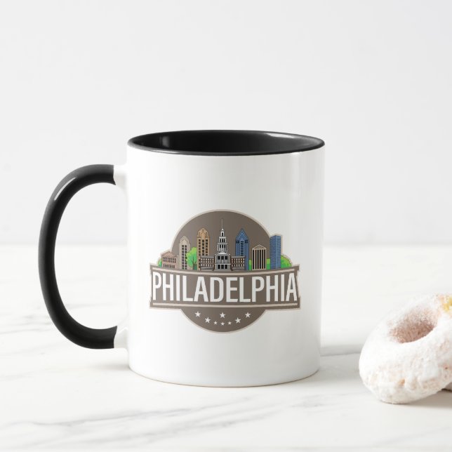 Mug Philadelphie Pennsylvanie (Avec donut)