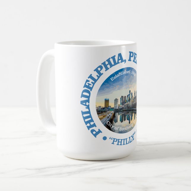 Mug Philadelphie (villes) (Devant gauche)