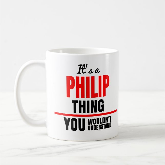 Mug Philip, tu ne comprendrais pas le nom (Gauche)
