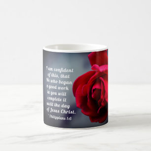 Mug Philippiens 1:6 J'ai confiance en cette Bible Vers