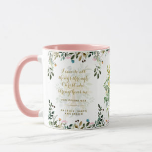 Mug Philippiens 4:13 Peuvent faire tout par Christ