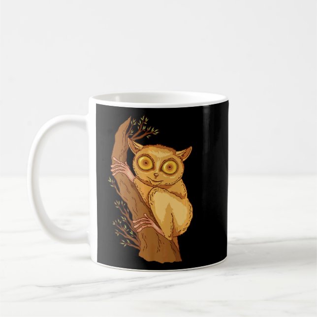 Mug Philippine Tarsier Bohol Tarsier Singe Visage Tars (Gauche)