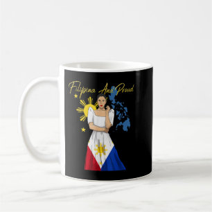 Mug Philippines Pinay Îles de la Fierté Drapeau Fille