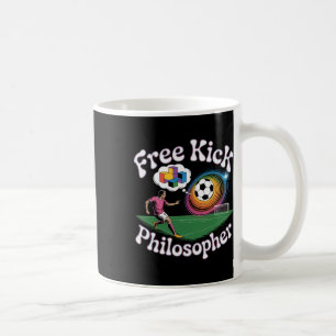 Mug Philosophe de coup franc Football Humour Mathémati