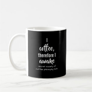 Mug Philosophie du café Descartes Twist