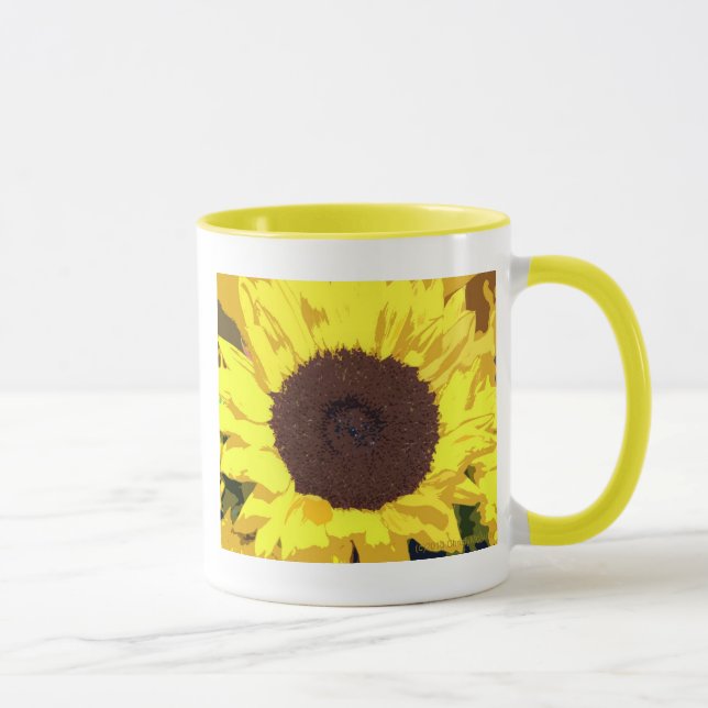 Mug Philosophie d'un tournesol (Droite)