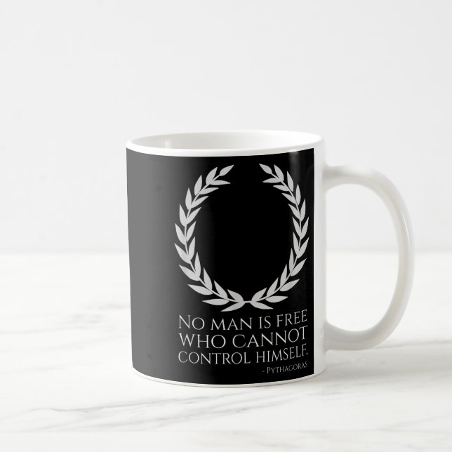 Mug Philosophie grecque antique motivationnelle Pythag (Droite)