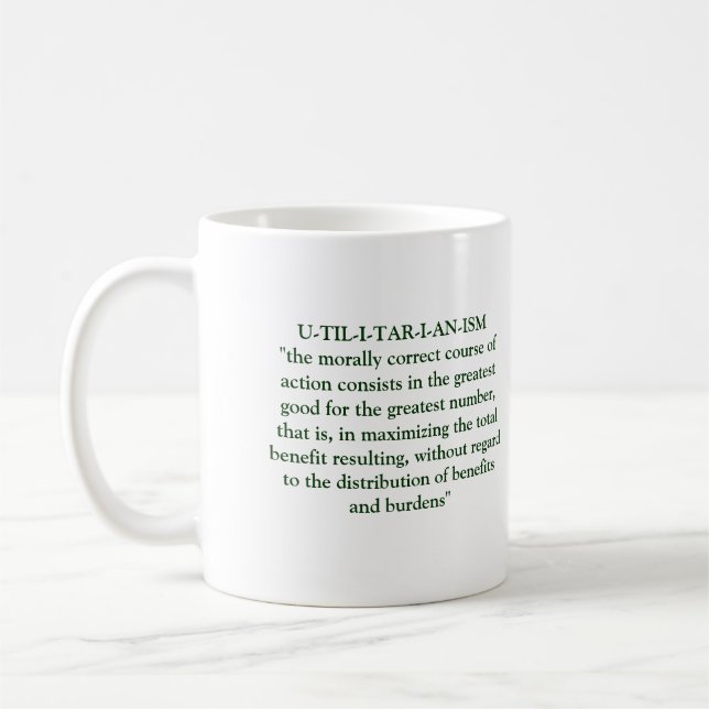 Mug Philosophie utilitaire (Gauche)