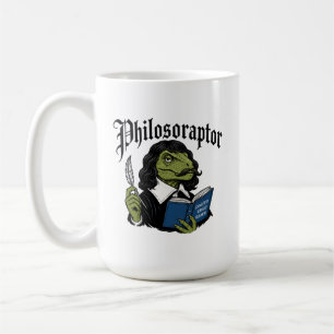 Mug Philosoraptor drôle Cogito Ergo Rawr Dinosaure