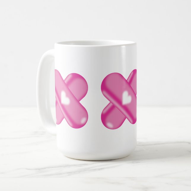 Mug Philtre d'amour pilule rose  (Devant gauche)