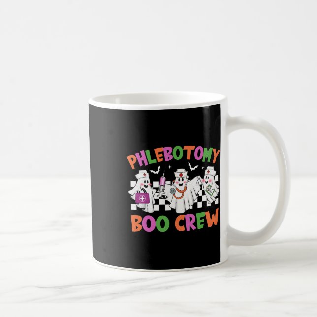 Mug Phlebotomie Boo Crew Phlebotomist Halloween Costum (Droite)