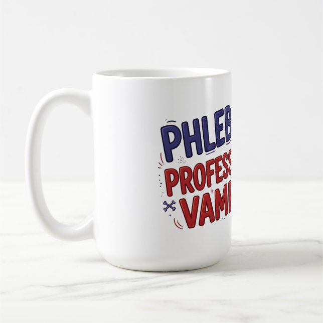 Mug Phlébotomiste Vampire Professionnel (Gauche)