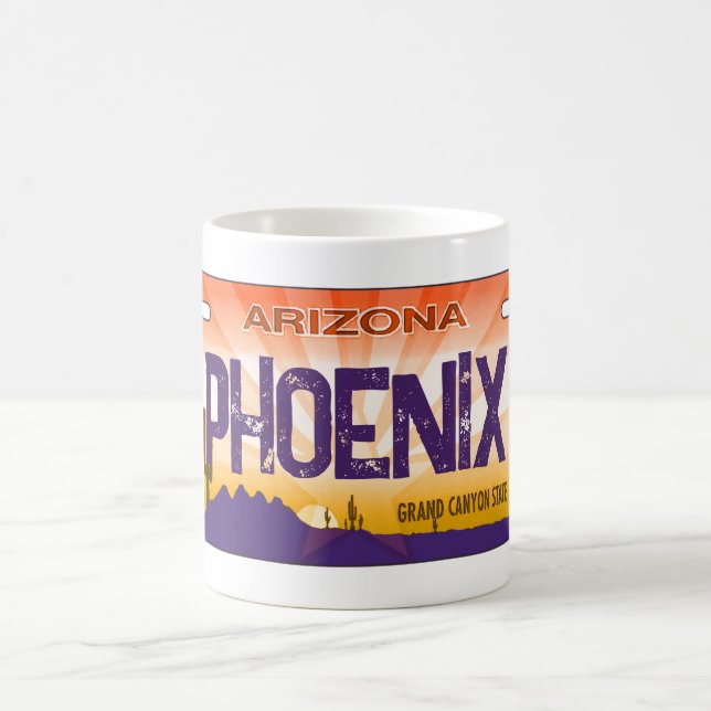 Mug Phoenix Arizona plaque plaque d'immatriculation dr (Centre)
