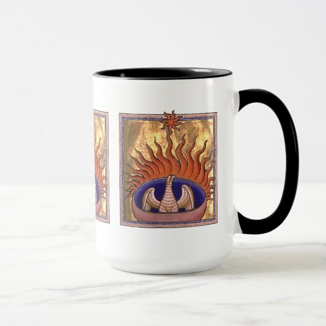 Mug Phoenix Bird Rising from the Flames (Droite)