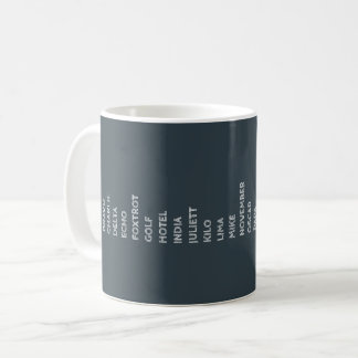 Mug Phonetic Alphabet NATO A Z Signal Reference