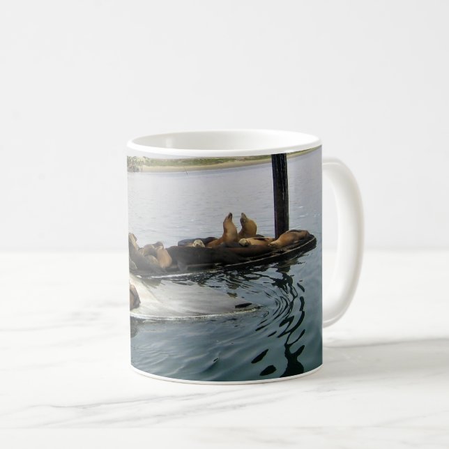 Mug Phoques du port, Morro Bay, Californie (Devant droit)