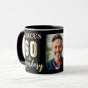 Mug Photo 60 & Légendaire Or 60e Anniversaire