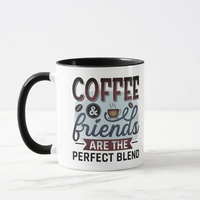 Mug Photo Amis du café mélange parfait (Gauche)