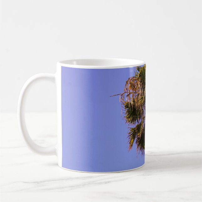 Mug Photo au foyer faible de l'arbre vert (Gauche)
