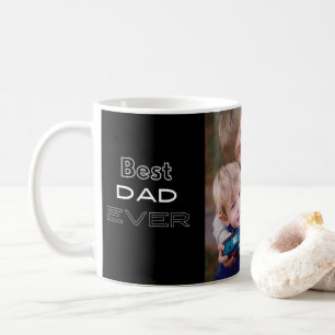 Mug Photo Best Dad Ever Fête des pères, Cadeau pour pa