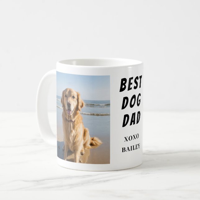 Mug Photo Best Dog Dad (Devant gauche)