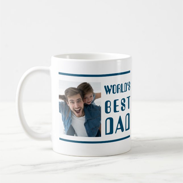 Mug Photo Best Papa moderne (Gauche)