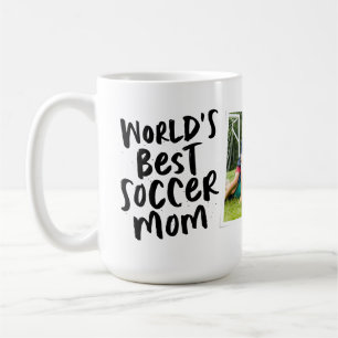 Mug Photo bleu marine tendance de la meilleure maman d