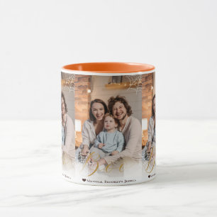 Mug Photo Boo Halloween en toile d'araignée