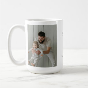 Mug Photo Cadeau de la fête du Père avec les noms des 