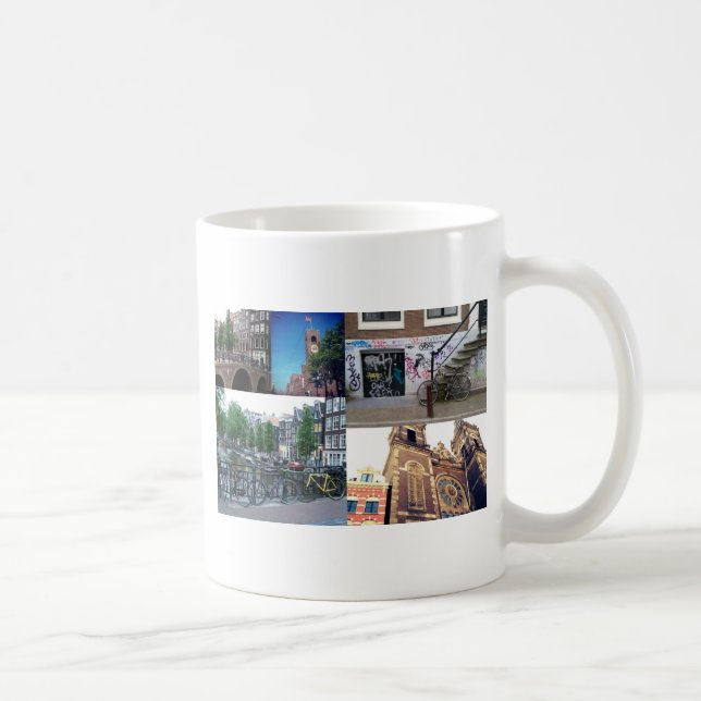 Mug Photo collage Amsterdam 4 (Droite)