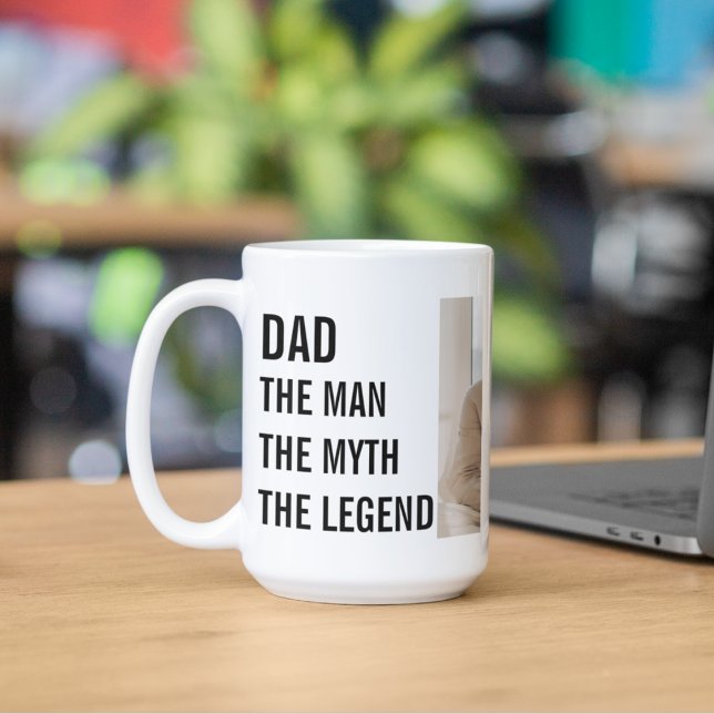 Mug Photo Collage moderne | Cadeau papa (Créateur téléchargé)