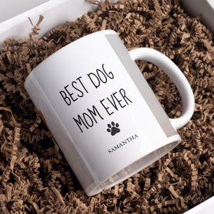 Mug Photo Collage moderne Meilleur Chien Maman Jamais