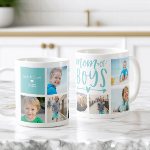 Mug Photo Collage photo de la mignonne maman des garço