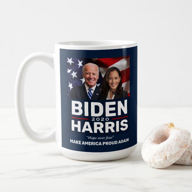 Mug Photo Collectible de Biden Harris 2020 (Avec donut)
