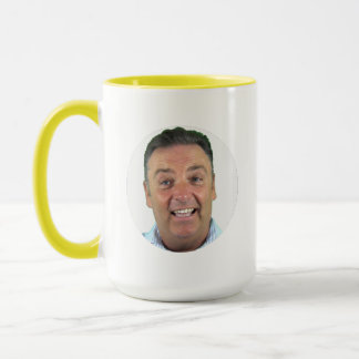 Mug Photo Combo JAUNE - Mug personnalisé avec cadr