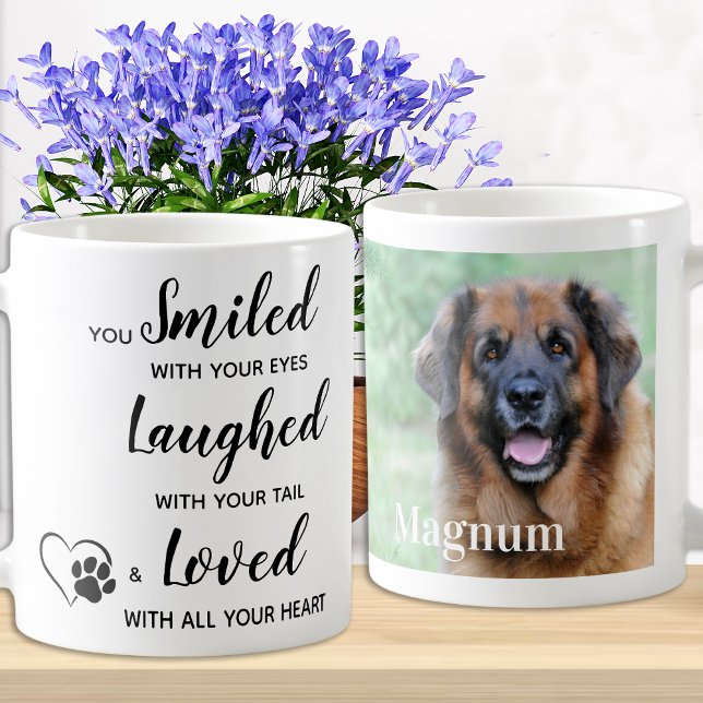 Mug Photo commémorative personnalisée pour chien de co (Créateur téléchargé)