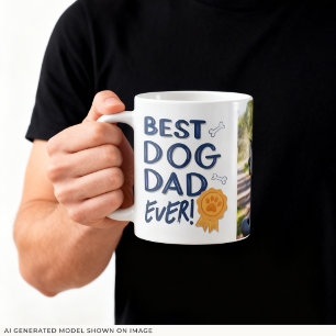 Mug Photo Cool Meilleur Papa Chien Ever