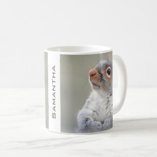 Mug Photo curieuse mignonne de profil d'écureuil