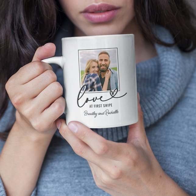 Mug Photo d'amour de Saint-Valentin au premier balayag (Créateur téléchargé)
