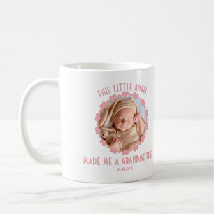 Mug Photo de bébé personnalisée Première fois Grand-mè