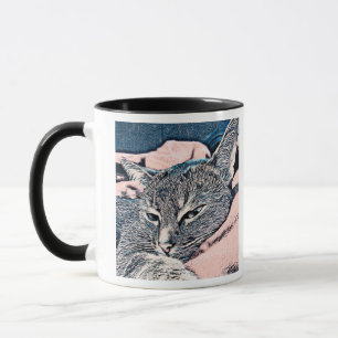 Mug Photo de chat, chat, Animaux de compagnie, chat dr