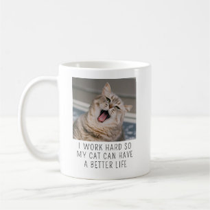 Mug Photo de chat personnalisé avec légende personnali