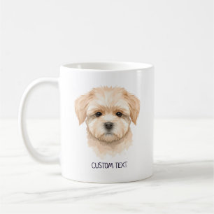 Mug Photo de chien mignon personnalisée avec texte