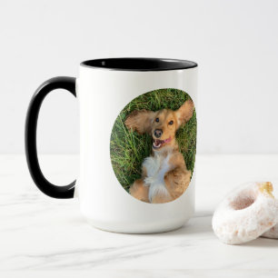 Mug Photo de chien personnalisé avec texte Cadeau pe