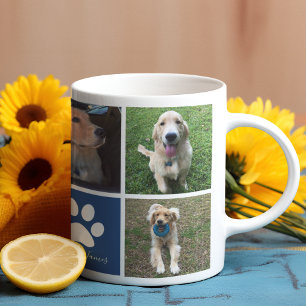 Mug Photo de chien personnalisé Collage Empreinte de p