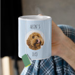 Mug Photo de chien personnalisé Musique | Cadeau perso<br><div class="desc">Célébrez le lien entre l'animal de compagnie et le parent avec cette adorable tasse photo de chien personnalisée! Doté du visage de votre ami en fureur et du nom personnalisé de leur être préféré, ce mug bleu doux est un cadeau réfléchi et chaleureux pour les papas de chien. Qu’il s’agisse...</div>
