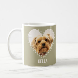 Mug Photo de chien personnalisée, Nom personnalisé Chi