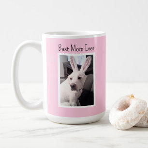 Mug Photo de chien portant des oreilles de lapin Meill