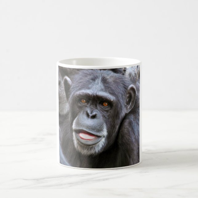 Mug Photo de chimpanzé (Centre)