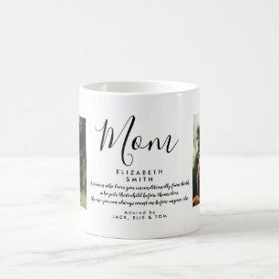 Mug Photo de citation de script élégant pour Maman